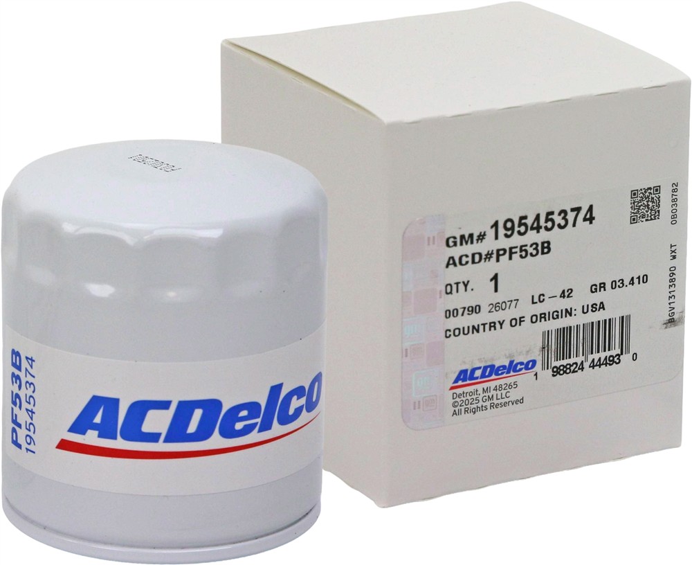 AC Delco Silver Engine Oil Filter PF53B - 5